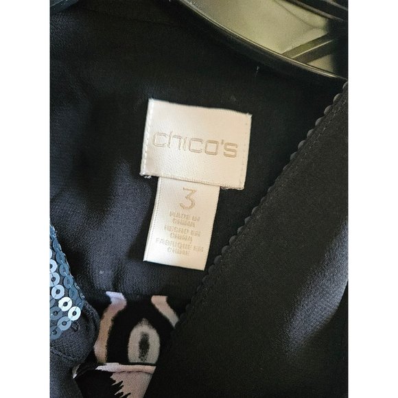 Chico's Animal Print Top - Picture 5 of 5